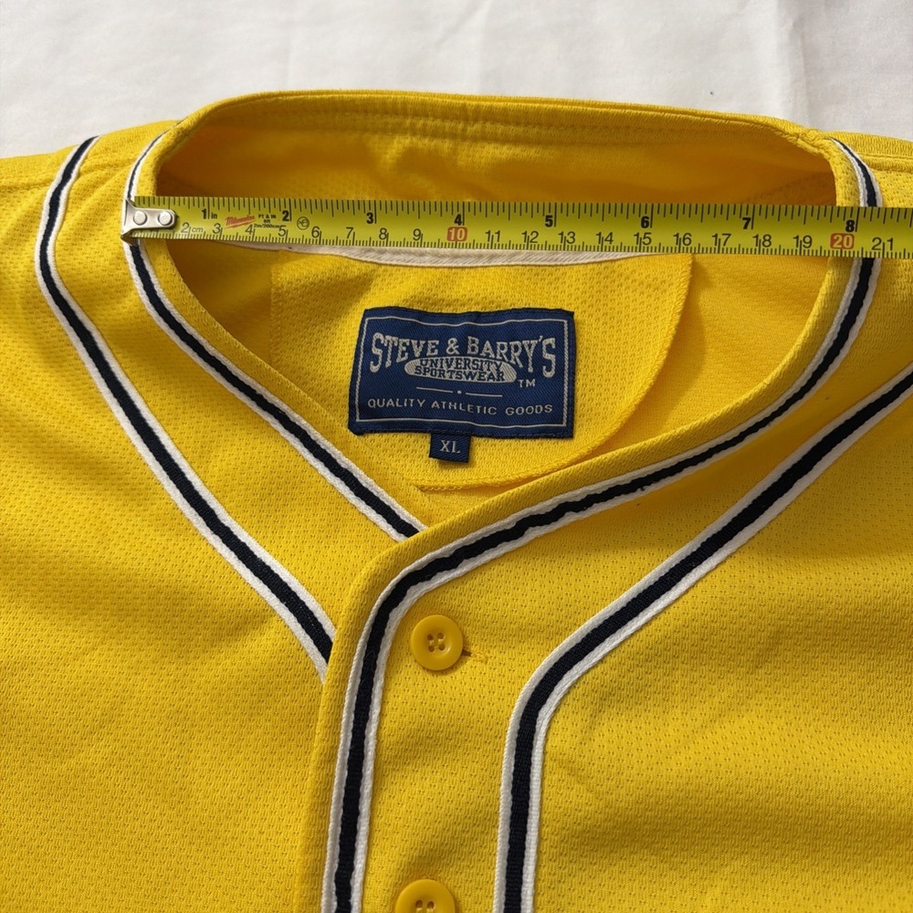 University of Michigan Steve & Barry's Baseball Jersey Extra Large XL Basketball - Picture 7 of 16